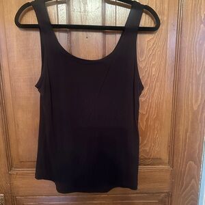 ZYIA Black Wide Strap Scoop “Release” Tank Top